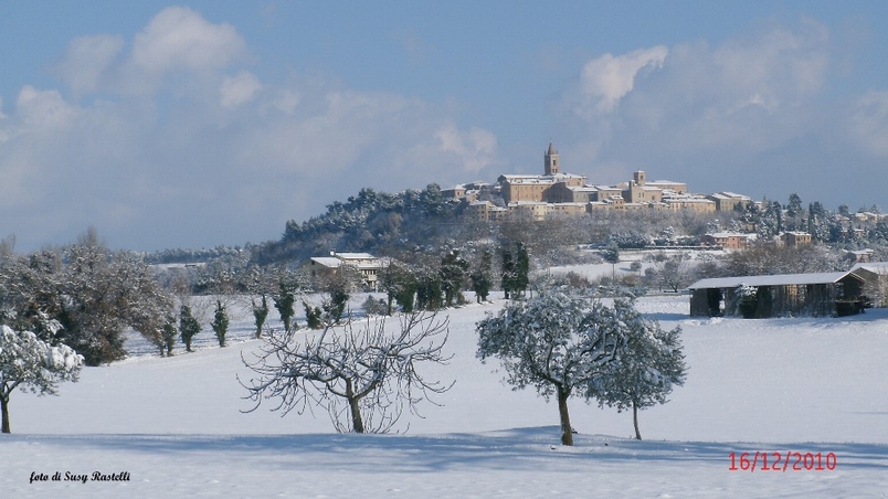 Montecassiano sotto la neve